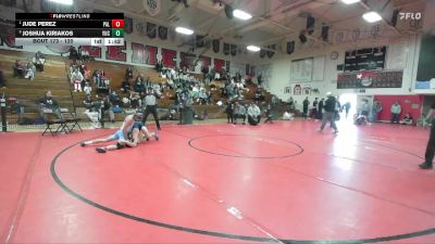 120 lbs 1st Place Match - Jude Perez, Palisades vs Joshua Kiriakos, Yucaipa