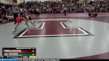 J-10 lbs Quarterfinal - Parker Rasmussen, Eastern Iowa Wrestling Club vs Birk Meisgeiers, Waverly Area Wrestling Club