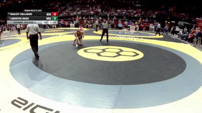 G-105 lbs Champ. Round 1 - Bailey Hilliard, G-Minerva vs Libertie Nigh, G-Urbana