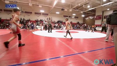 58 lbs Consi Of 4 - Timmy McCall, Fort Gibson Youth Wrestling vs Wyatt Goodson, NORTH DESOTO WRESTLING ACADEMY