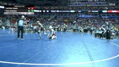 2A-138 lbs Champ. Round 2 - Layton Yager, Estherville Lincoln Central vs Dax Koedam, Sergeant Bluff-Luton