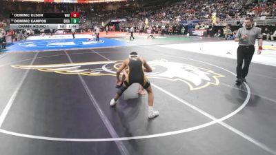 Champ. Round 1 - Dominic Olson, Waverly vs Dominic Campos, Gretna East