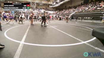 170 lbs Rr Rnd 3 - Jayda Corum, Midwest City Bombers Youth Wrestling Club vs Nora Southerland, Carl Albert