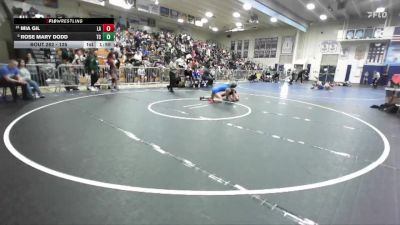 125 lbs Champ. Round 2 - Rose Mary Dodd, Temescal Canyon vs Mia Gil, Los Alamitos