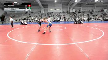 135 lbs Rr Rnd 1 - Will Carney, Midwest RTC vs Landon Horoschak, Eagles Wrestling