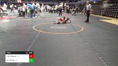 75 lbs Round Of 32 - Emerson Clouse, Wyalusing vs Neil Sump, Sharpsville