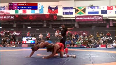 86 kg Semifinal - Zahid Valencia, USA vs Carlos Izquierdo, COL