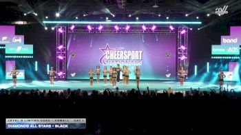 Diamonds All Stars - BLACK [2026 L6 Limited Coed - XSmall Day 1] 2026 CHEERSPORT National All Star Cheerleading Championship