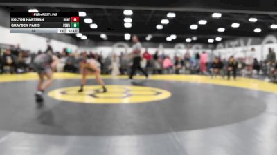 85 lbs Semis & 1st Wrestleback (8 Team) - Grayden Paris, POWA vs Kolton Hartman, Ohio Gold