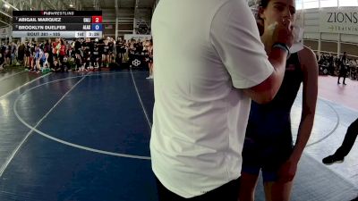 105 lbs Quarters - Abigail Marquez, California vs Brooklyn Duelfer, Alaska