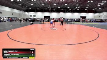 100 lbs Cons. Round 2 - Ariana Thomsen, North Point vs Adilyn Hoelzle, Ozark