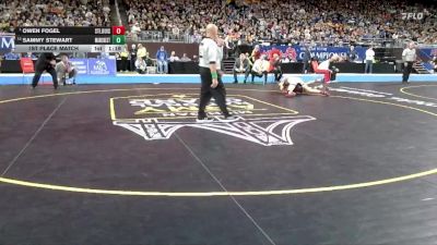 D4-126 lbs 1st Place Match - Owen Fogel, St Louis vs Sammy Stewart, Manchester