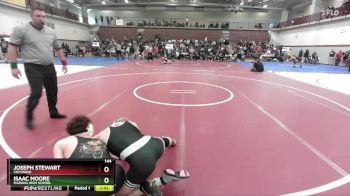 144 lbs Champ. Round 3 - Isaac Moore, Marana High School vs Joseph Stewart, Coconino
