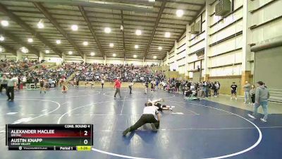 150 lbs Cons. Round 4 - Austin Knapp, Cedar Valley vs Alexander Maclee, Uintah