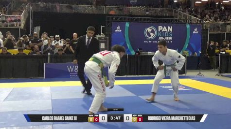 Rodrigo Vieira Marchetti Dias vs Carlos Rafael Sainz III 2025 Pan Kids Jiu-Jitsu IBJJF Championship