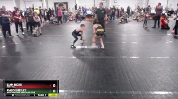 75 lbs Quarterfinal - Mason Reilly, West Wateree Wrestling Club vs Liam Dicks, Fort Mill