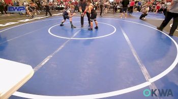 90 lbs Rr Rnd 2 - Kash Ford, Verdigris Youth Wrestling vs Sam Satterfield, Tulsa Blue T Panthers