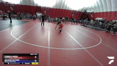 92 lbs 1st Place Match - Corbyn Weiss, CrassTrained: Weigh In Club vs Broden Butzke, Neenah Wrestling