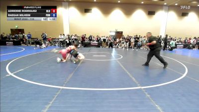 115 lbs Champ. Round 1 - Adrienne Rodriguez, New Jersey vs Raegan Milheim, Pennsylvania