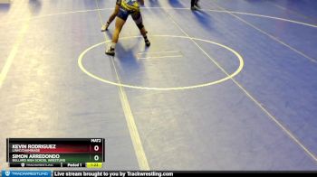 195 lbs Champ. Round 1 - Kevin Rodriguez, LAWC/Chaminade vs Simon Arredondo, Bullard High School Wrestling