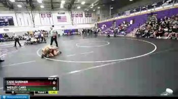 138 lbs Round Two - Wesley Caro, West Valley Spokane vs Cade Gardner, Flathead