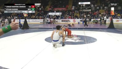 126 lbs Consi Of 8 #1 - Josiah Martins Semedo, New Bedford vs Ethan Kadish, Newton South