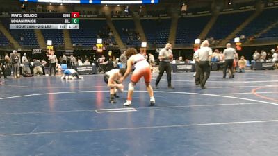 212 lbs Quarterfinal - Matej Belicic, Cumberland Valley vs Logan Maise, Belle Vernon