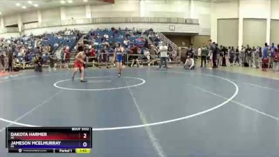 83 lbs Cons. Round 2 - Dakota Harmer, MI vs Jameson McElmurray, MI