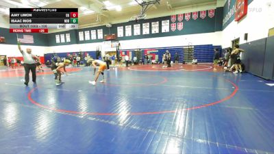 134 lbs Champ. Round 1 - Abdiel Hernandez, Vista Del Lago vs Chris Torres, BOHS