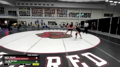 174 lbs Cons. Round 2 - Caleb Rojas, Castleton vs Nick Truax, Pennsylvania College Of Technology