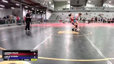 135 lbs Round 3 - Jasmine Wolfe, Missouri vs Carlie Kusgen, Missouri