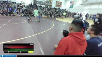 49-56 lbs Round 1 - Addilynn Barajas, Moses Lake Wrestling Club vs Sean Thompson, Toppenish USA Wrestling Club