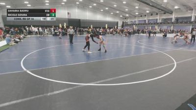 140 lbs Cons. Rd Of 16 - Nicole Dziura, Izzy Style Wrestling vs Zahabia Badru, Beat The Streets Chicago
