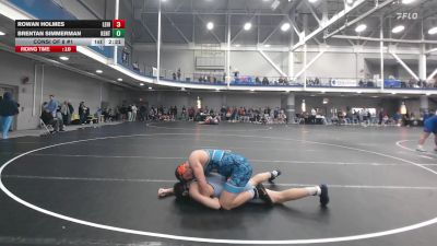285 lbs Consi Of 8 #1 - Rowan Holmes, Lehigh - UnAttached vs Brentan Simmerman, Kent State