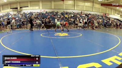 126 lbs Cons. Round 1 - Roan Dukes, IL vs Henry Manning, IL