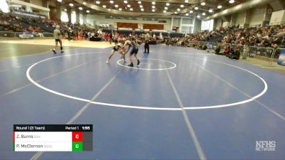 126 lbs Round 1 (3 Team) - Patrick McClernon, Seaford Sr High vs Zachary Burns, Saugerties Sr HS