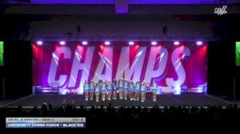 University Cheer Force - Black Ice [2025 L3 Senior - Small Day 2] 2025 CHAMPS Grand Nationals