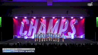 University Cheer Force - Black Ice [2025 L3 Senior - Small Day 2] 2025 CHAMPS Grand Nationals