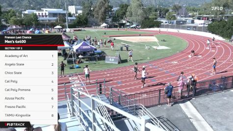 Men's 4x400m Relay Track, Finals 1