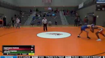 134 lbs Round 2 - Matthew Pieroni, Florence vs Jaylen Porter, Grissom HS