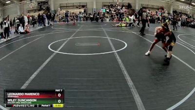 65 lbs Semifinal - Wiley Duncanson, Golden Ring Wrestling vs Leonardo Marenco, Warhawks