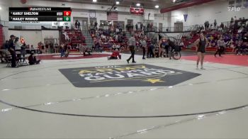 130 lbs Cons. Semi - Hailey Wiskus, Dubuque Hempstead vs Karly Shelton, West Branch