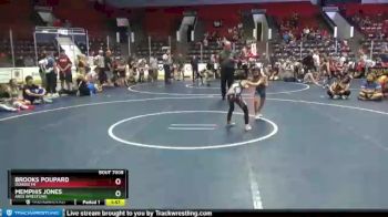 56 lbs Round 1 - Brooks Poupard, Dundee MI vs Memphis Jones, ARES Wrestling