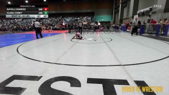 50 lbs Semifinal - Nayelli Romero, Salem Elite Mat Club vs Clara Corey, Carolina Reapers
