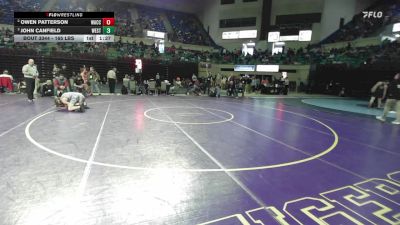 165 lbs 3rd Place - Owen Patterson, Waccamaw vs John Canfield, West-Oak