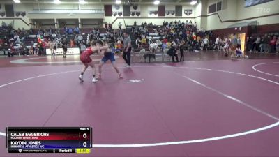 16U-5 lbs Round 2 - Caleb Eggerichs, Holmen Wrestling vs Kaydin Jones, Immortal Athletics WC