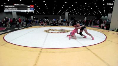 145 lbs Cons. Quarters - Grace Hare, Kansas Wrestling United vs Mia Hernandez, Rebels Wrestling Club