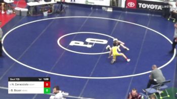 87 lbs Quarterfinal - Nathan Caracciolo, Hempfield vs Bryce Boyer, Kennett