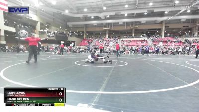 92 lbs Cons. Round 3 - Hank Golden, Greater Heights Wrestling vs Liam Lewis, Ogden`s Outlaws