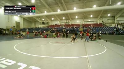 103 lbs 1st Place Match - Cooper Williams, Westlake vs Nathan Ellis, Sanderson Wrestling Academy